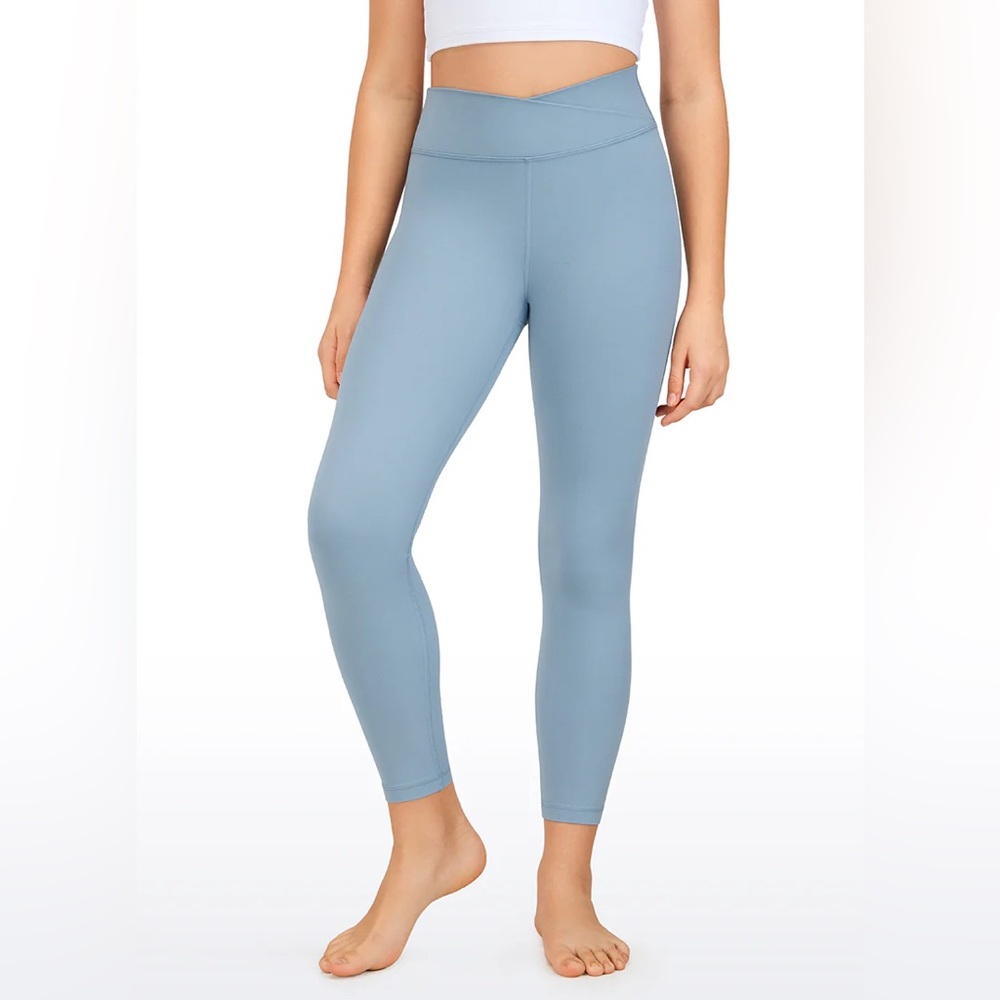 Butterluxe Girls Active Leggings - V Cross Waist 23”